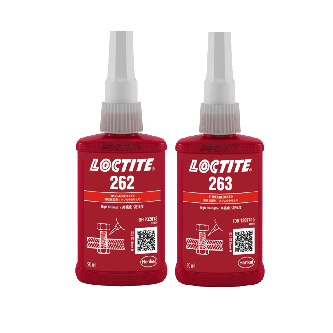 Wyw02 Loctite 243 Frenafiletti Adesivo anaerobico sigillante per alte temperature in metallo universale