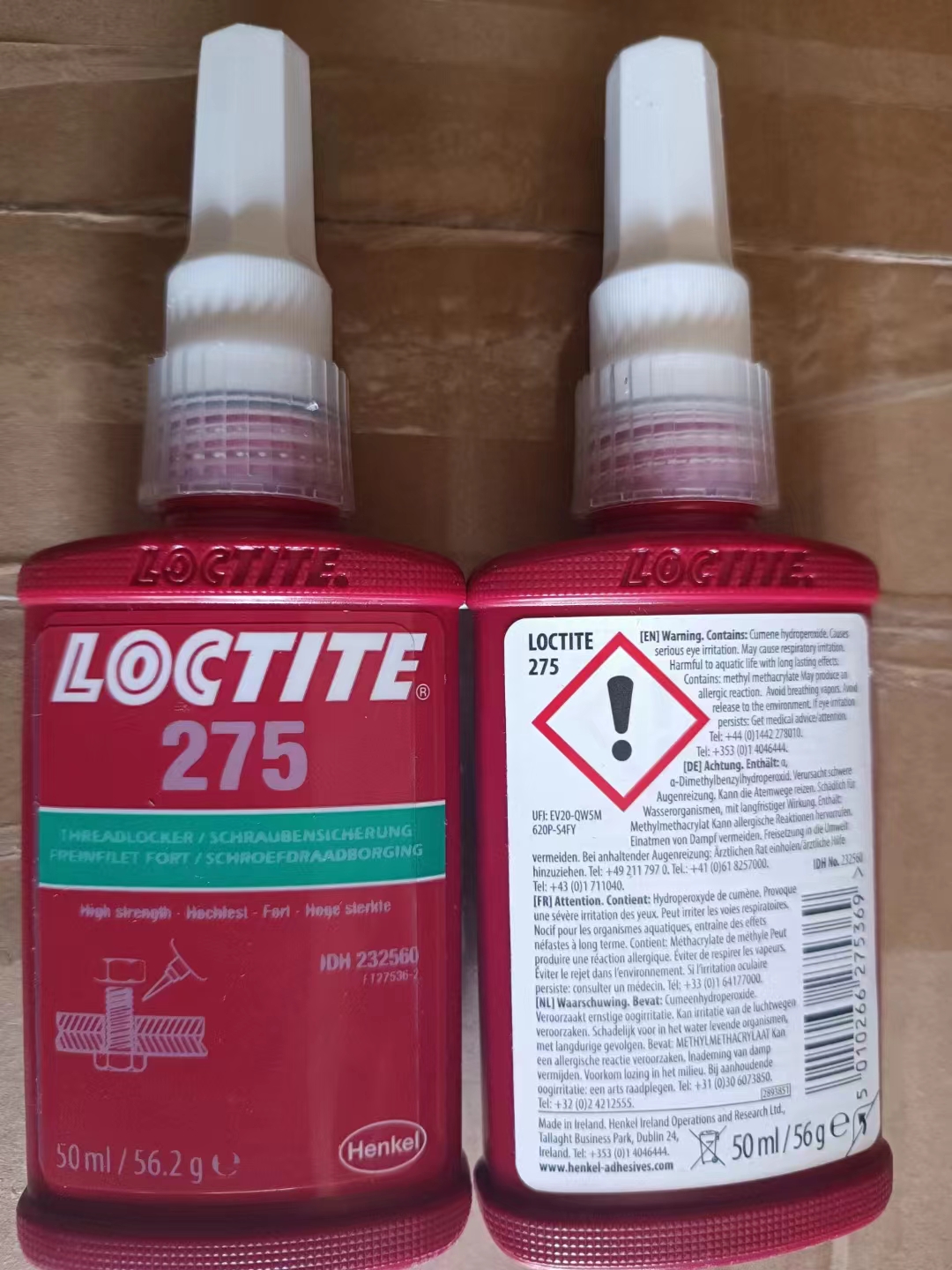 FM42 Loctite 2760 2701 Tissotropico, ad alta resistenza, polimerizzazione rapida Applicazioni per impieghi gravosi Frenafiletti