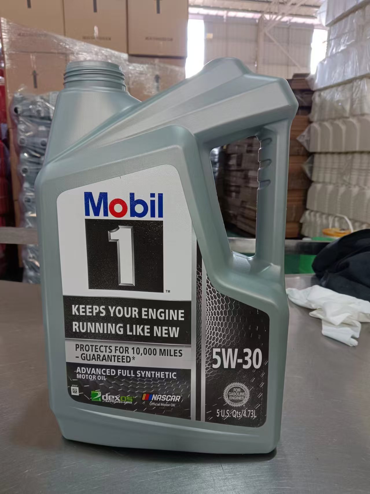 Zyq5 Mobil 1 Olio motore 5W-30 Sintetico completo 4.73lhight Performance Lubricant & Cleaner