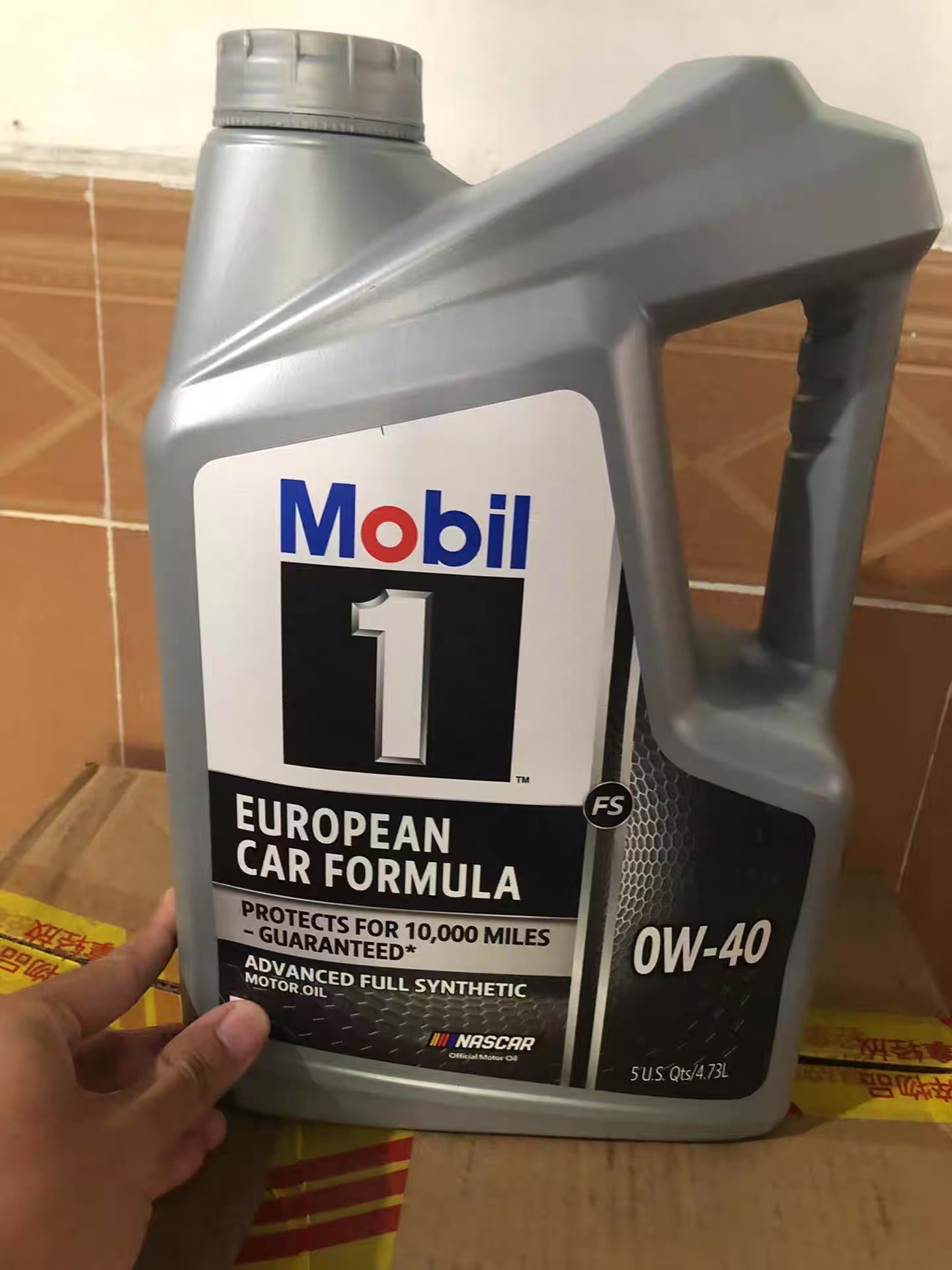 ZYQ3 Mobil 1 Formula per auto europea 0W40 4,73 litri Mobil 1 Motore Olio Lubrificante e detergente per prestazioni ad alte prestazioni